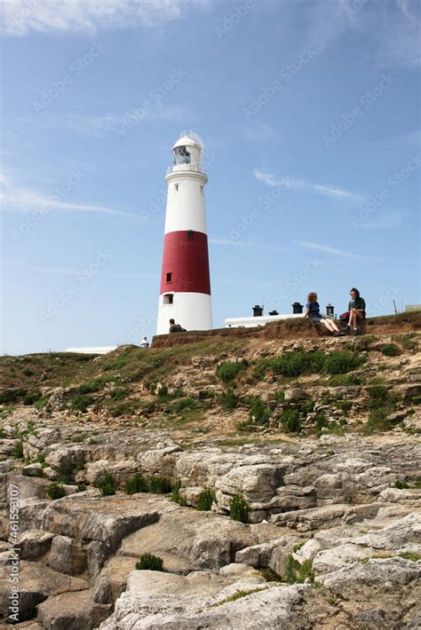 Portland Bill Lighthouse on the Isle of Portland. Fully functioning ...