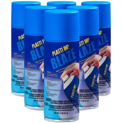 Plasti Dip Flexible, Protective Rubber Coating Blaze Blue 11oz Spray ...