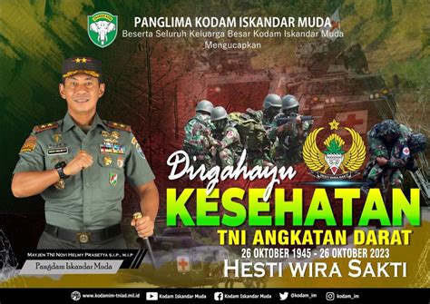 DIRGAHAYU KESEHATAN TNI ANGKATAN DARAT "HESTI WIRA SAKTI"