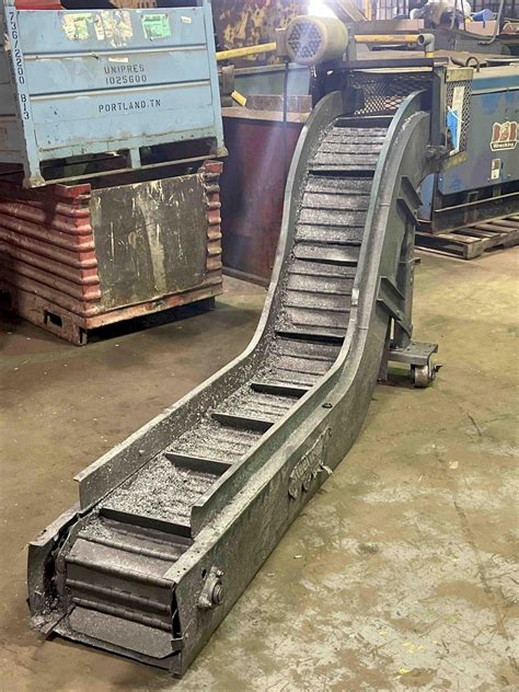 For Sale – Conveyors, Cleated Incline – Chip Comveyor 12″ x 8′ x 32 ...