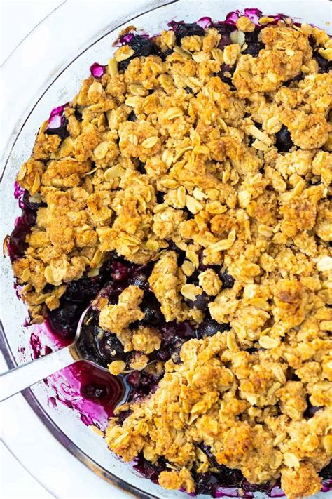 Easy Blueberry Crumble Recipe