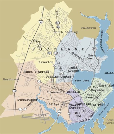 Portland Neighborhoods- Where to live? (Washington: houses, employment, living in) - Maine (ME ...