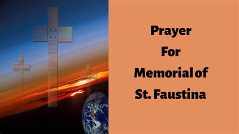 Prayer for the Memorial of St. Faustina - Simple Catholic Living