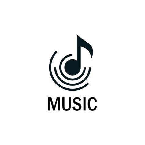 Premium Vector | Music Logo Vector isolated on white background