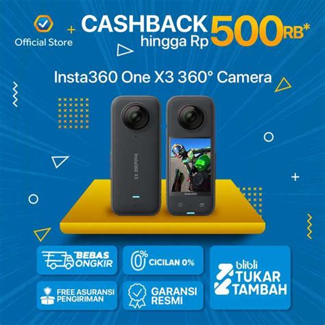 Jual Resmi Insta360 Insta 360 One X3 360 Camera not One X2 di Seller Gadget Ponsel Resmi ...