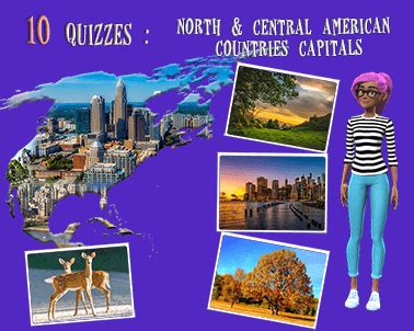 Capitals in North America quiz (10 questions) | Geography Quiz Games