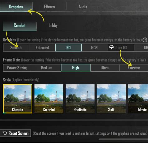 Optimal PUBGM Graphics Configuration | Codashop Blog Arabia