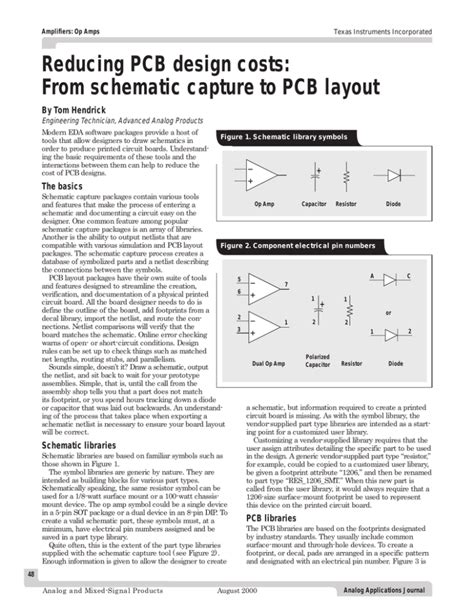 From schematic capture to PCB layout