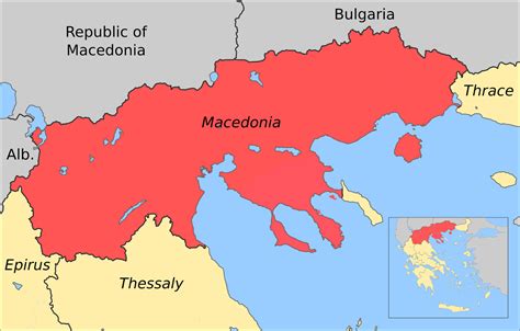 Old Map Of Macedonia