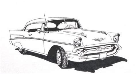Car drawings, Car, Vintage cars
