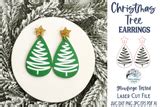 Christmas Tree Earring SVG for Glowforge Laser – Wispy Willow Designs ...