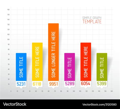 Infographic Flat Design Column Graph Chart Vector Image | My XXX Hot Girl