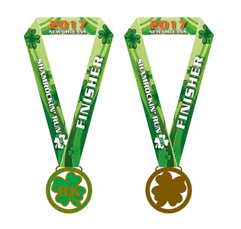 2017 Shamrockin’ Run 5th Anniversary Finisher Medals Revealed – Shamrockin Run New Orleans