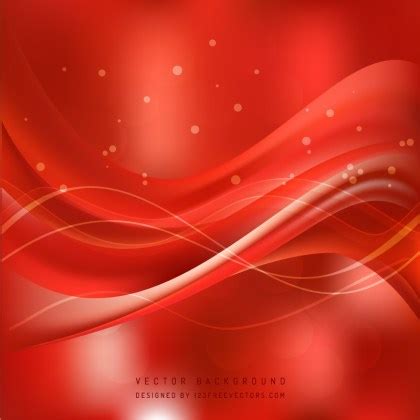 Abstract Red Wave Design Background