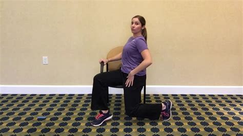 Seated Quad Stretch: At Home Exercises for Residents, Part 25