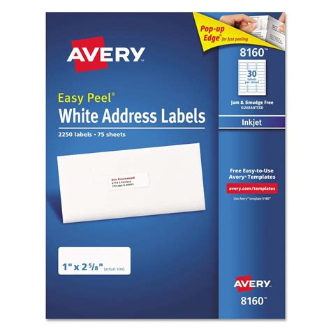 Free Printable Address Labels 30 Per Sheet Avery Whit - vrogue.co