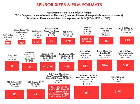 A Filmmaker's Guide to Sensor Sizes and Formats — OLD FAST GLASS