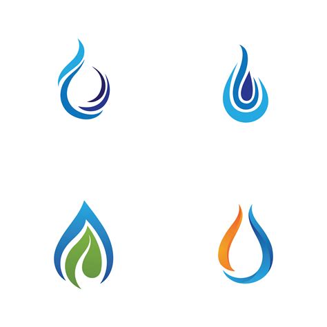 Water drop Logo Template vector 673026 Vector Art at Vecteezy