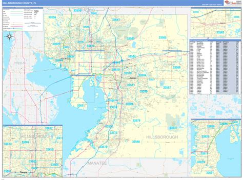 Zip Code Map Hillsborough County – Map Vector