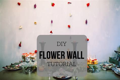 Simple and Chic DIY Flower Wall Tutorial - Love Inc. MagLove Inc. Mag