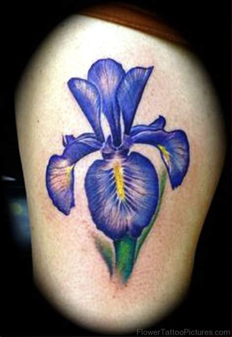 35 Fabulous Iris Flower Tattoos