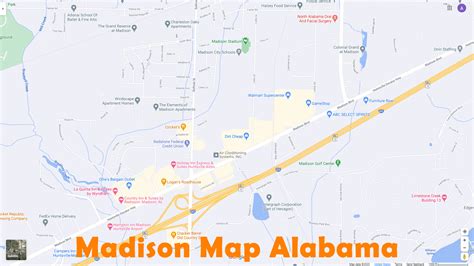 Madison Alabama Map - United States