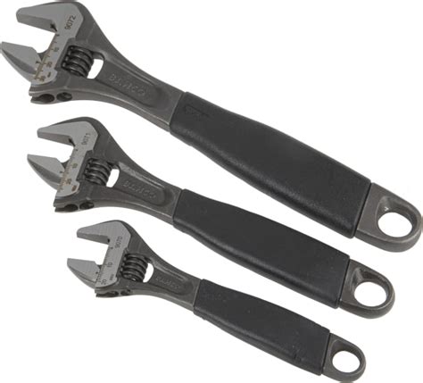 Adjust 3-90 Bahco | Bahco Adjustable Spanner, , 30mm Max Jaw Capacity | 876-6206 | RS Components