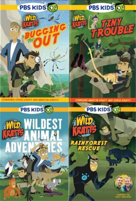 WILD KRATTS Lot of 7 New DVD Creature Adventures Jungle Animals Predator Power | eBay