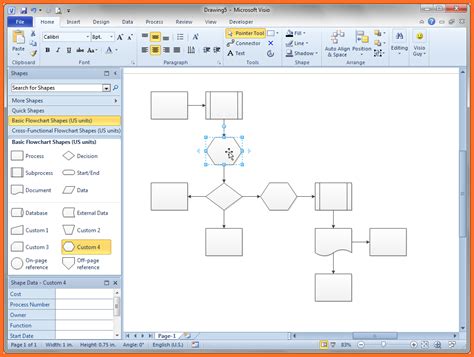 Word Flowchart Template | Flow chart template, Process flow chart ...