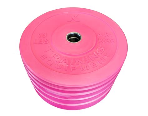 X Training Pink Bumper Plates 260 LB Set | No equipment workout, Home ...