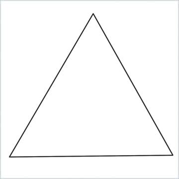 How To Draw A Triangle shape Step by Step - [3 Easy Phase]