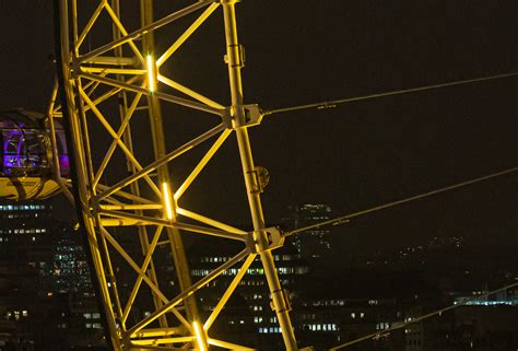 Fireworks on the London Eye before they were set off on New Years Eve. : r/mildlyinteresting