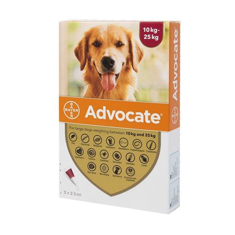 Advocate For Dog - 3 x 2.5ml - KM Vet Pharm Sdn Bhd