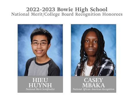 Bowie High School National Merit/College Board Recognition » Arlington ISD