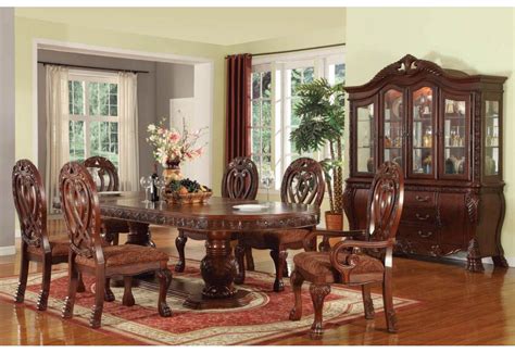 Acme Formal Dining Set 60265 Quinlan Traditional Cherry Collection | Formal dining room sets ...