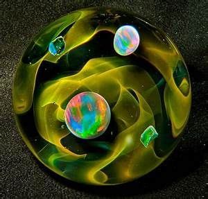 Artists who make handmade glass marbles | Stained glass tattoo, Art glass lamp, Glass marbles