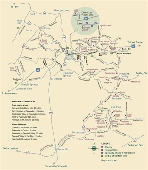 Map | El Dorado Winery Association | El dorado, Wine map, Wine trail