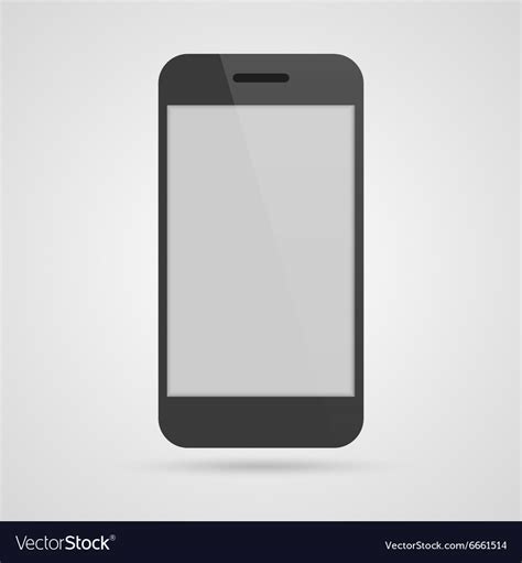 3d realistic mobile phone Royalty Free Vector Image