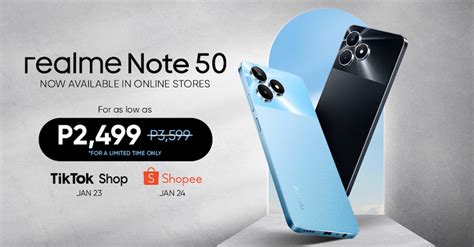 The realme Note 50 is the debut release under realme’s all-new Note Series - The Technivore