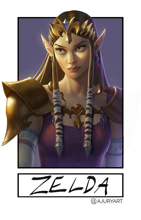 Twilight Princess - Zelda (Fan Art) by Alexandra JuryPRO : r ...