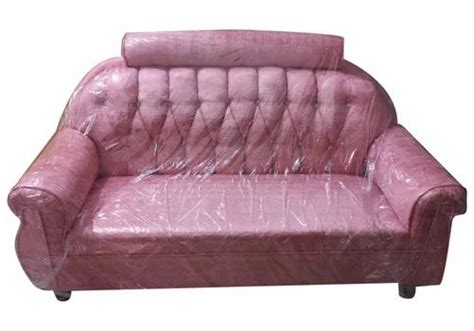 Pink Three Seater Leather Sofa at Rs 16000/piece | Leather Couch in Gurugram | ID: 27440159097