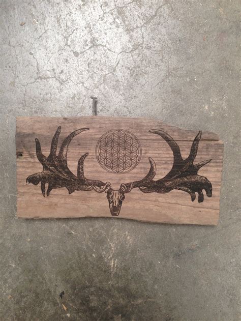 Irish Elk Skull With Flower of Life - Etsy