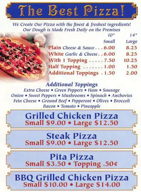 Royal Pizza Menu, Menu for Royal Pizza, Kingsessing, Philadelphia - Urbanspoon/Zomato