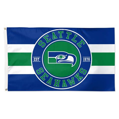 Seattle Seahawks Flag 3x5 Classic Logo Classic Logo,, 51% OFF