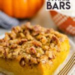 Pumpkin Pecan Custard Pie Bars