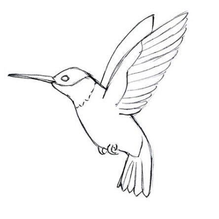 27 Ideas humming bird drawing simple hummingbirds#bird #drawing #humming #hummingbirds #ideas # ...