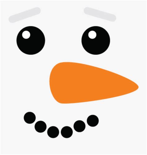 #snowman-face - Clip Art Snowman Carrot Nose , Free Transparent Clipart - ClipartKey