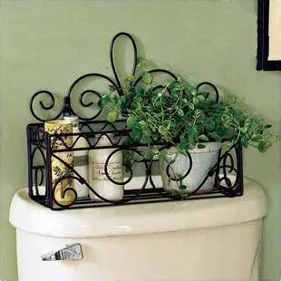 Fashion bathroom rustic iron wrought iron wall shelf bathroom rack wrought iron toilet frame ...