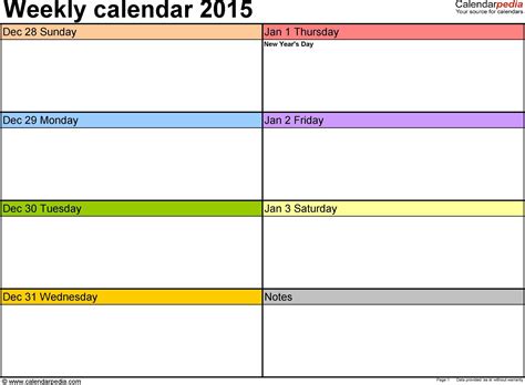 Weekly Schedule Maker – task list templates