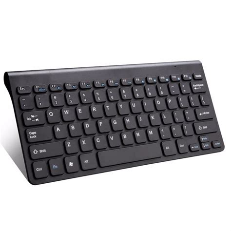 Universal Mini Portable 2.4G Wireless Keyboard Ultra Thin Energy Saving Battery Powered for ...